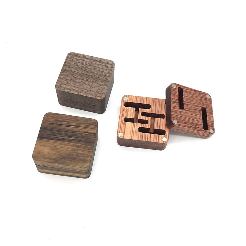 Custom Cufflink Jewelry Wood Box