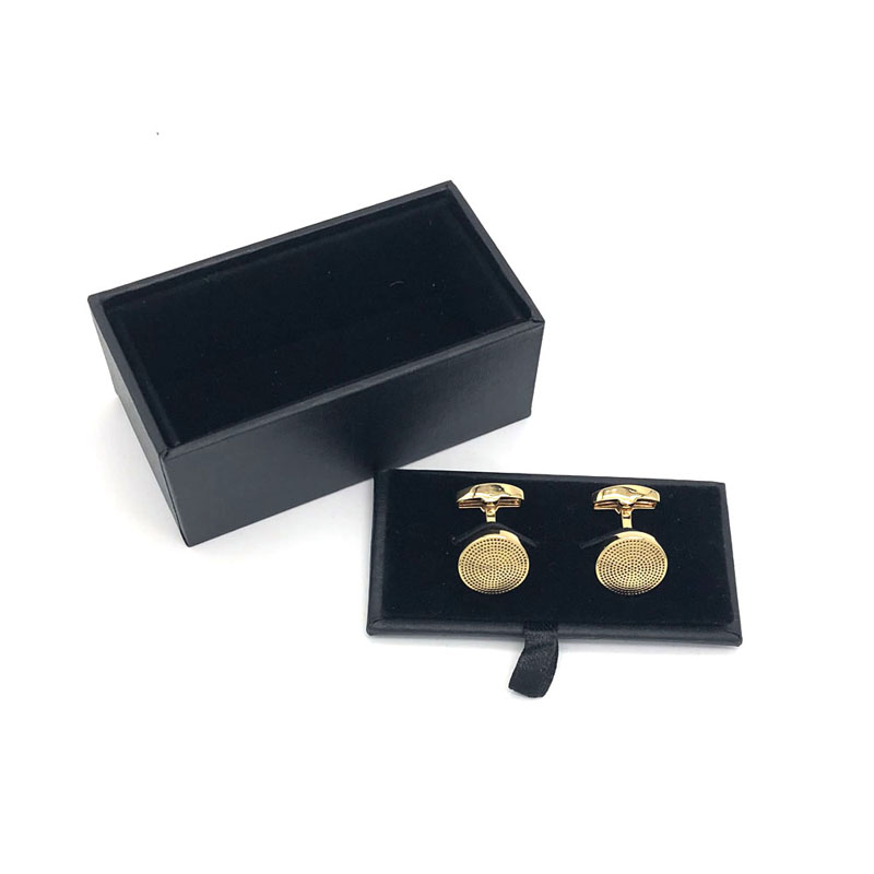 Custom Logo Printed Cufflink Jewelry Cardboard Box